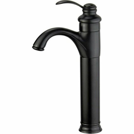 COMFORTCORRECT 2 x 4.9 x 12.3 in. Madrid Single Handle Bathroom Vanity Faucet New Black CO2798297